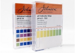 1 x box of Johnson Universal pH indicator strips