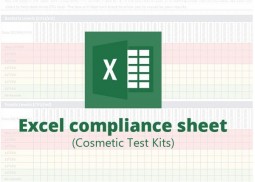 Cosmetic testing excel record sheet download